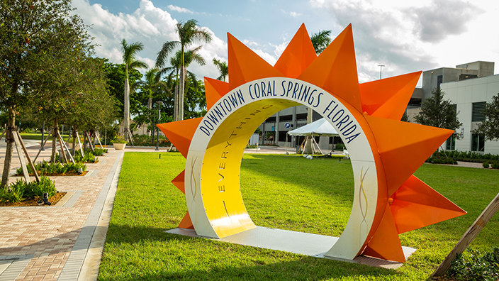 Coral Springs City Hall in Coral Springs, Florida